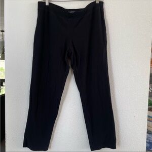 Eileen Fisher classic black stretch pants